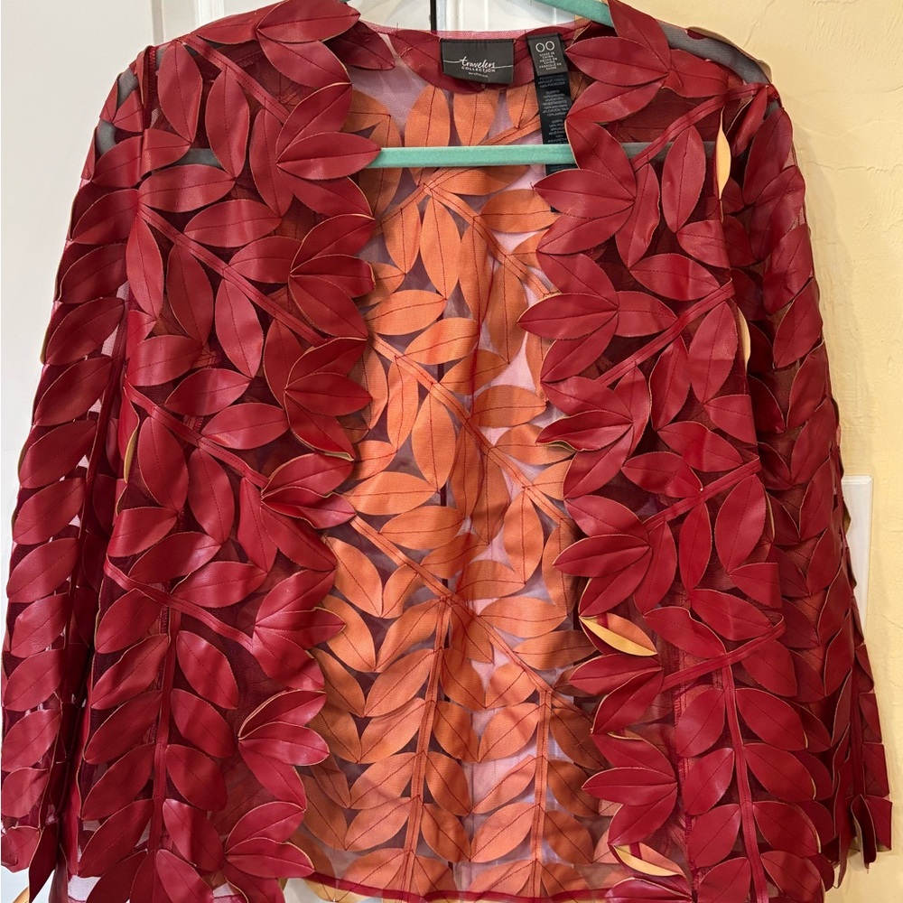 Chico's Red Leaf Blazer